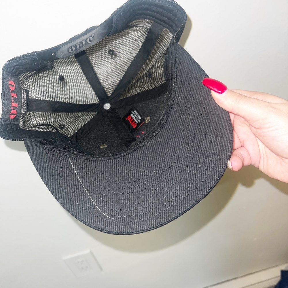 John Pardi Otto camo and black mesh trucker California patch SnapBack - Picture 6 of 8